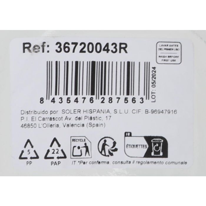 Pecera de vidrio Rustik 16 cm - Inde (6 Unidades) 1 Pecera de vidrio Rustik 16 cm - Inde (6 Unidades) 1