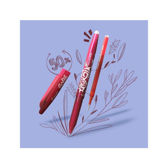 Pilot Recambio Bolígrafo Frixion 0.7 Rojo Pack 3 Ud 1