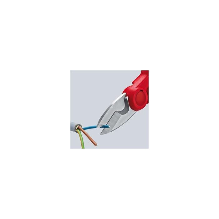 KNIPEX Elektrikerschere mit Crimpstelle 12 KNIPEX Elektrikerschere mit Crimpstelle 12