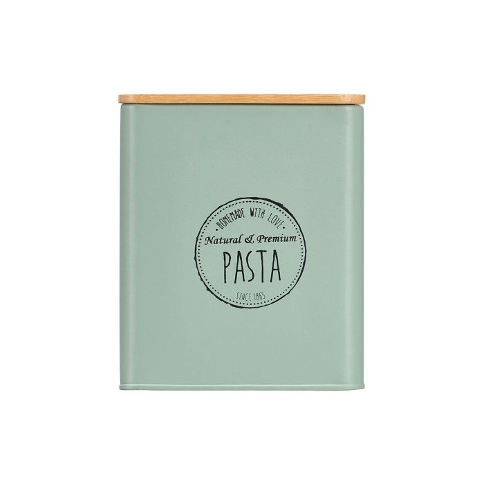 Tarro Cuadrado Tapa Bambu Pasta Verde Menta Kinvara 14x16x14cm (Set de 12) 2 Tarro Cuadrado Tapa Bambu Pasta Verde Menta Kinvara 14x16x14cm (Set de 12) 2