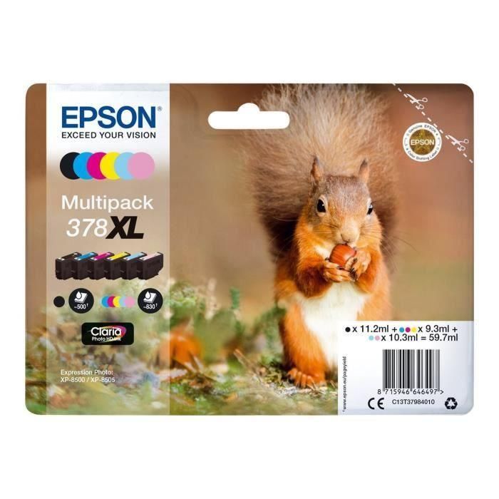 Epson Tinta Bk - C - M - Y - Cclaro - Mclaro Claria Photo Xp8500 - Nº 378XL 1 Epson Tinta Bk - C - M - Y - Cclaro - Mclaro Claria Photo Xp8500 - Nº 378XL 1