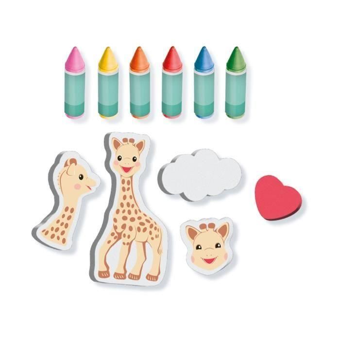 Sophie La Girafe - lápiz de color para baño y formas 2 Sophie La Girafe - lápiz de color para baño y formas 2