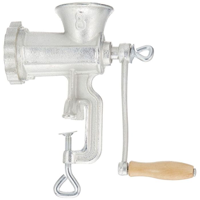 Baumalu 450076 Picadora manual de hierro fundido N.º 8 con accesorios para repostería