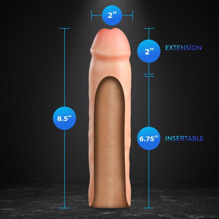 Funda para pene Blush Performance Plus Carne Ø 4,5 cm 6 Funda para pene Blush Performance Plus Carne Ø 4,5 cm 6