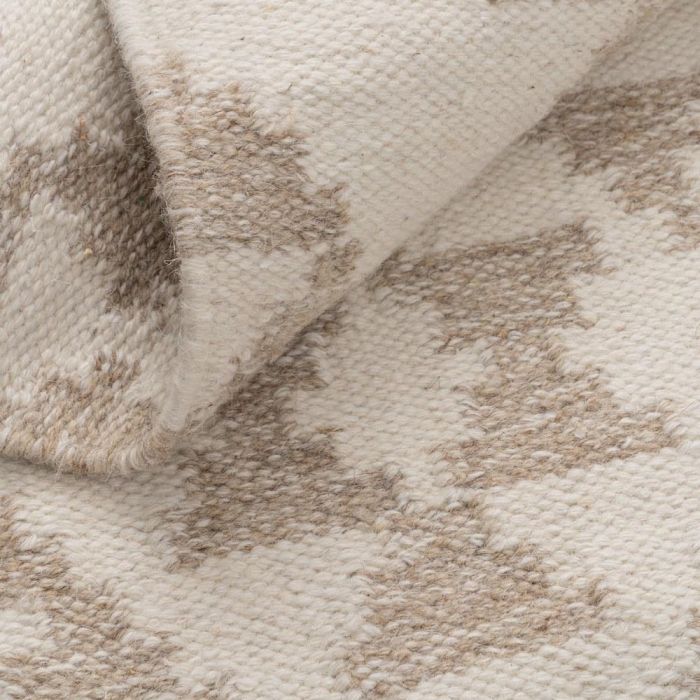 Alfombra Blanco Natural Lana-Algodón 160 X 230 cm