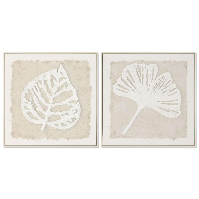 DKD Home Decor Cuadro Cottage Lienzo Ps Blanco Beige 62.5 x 62.5 cm (2 Unidades) Decoración Pared 0 DKD Home Decor Cuadro Cottage Lienzo Ps Blanco Beige 62.5 x 62.5 cm (2 Unidades) Decoración Pared 0