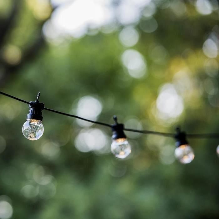 Lumi Jardin Guirnalda LED 20 Bombillas, Blanco Cálido, 8,7m para Exterior, Jardín y Terraza - Conectable y Vintage 3 Lumi Jardin Guirnalda LED 20 Bombillas, Blanco Cálido, 8,7m para Exterior, Jardín y Terraza - Conectable y Vintage 3