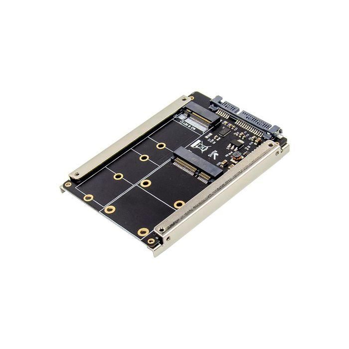MicroConnect Adaptador SSD 2.5" SATA a M.2 SATA o mSATA 3