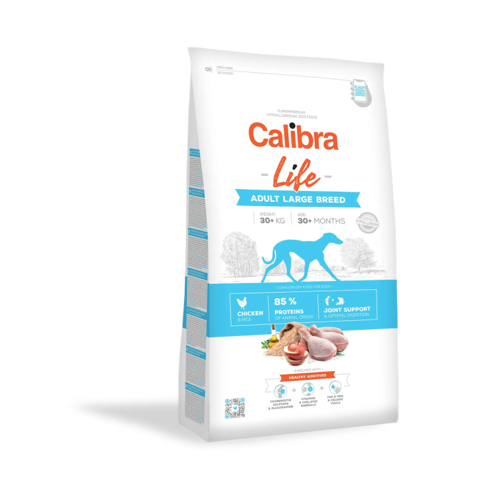 Calibra Dog Life Adult Large Breed Pollo e Hipoalergénico con Arroz 12 kg