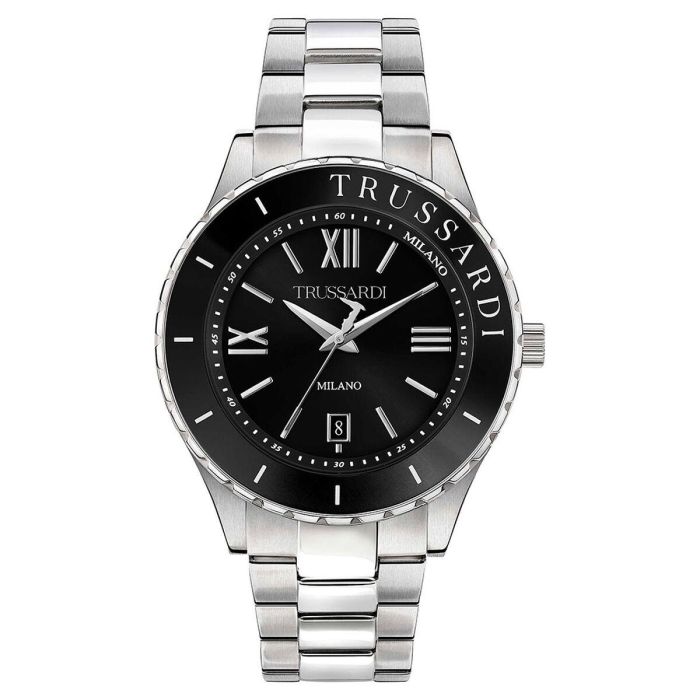 Reloj Hombre Trussardi R2453143010 Negro Plateado