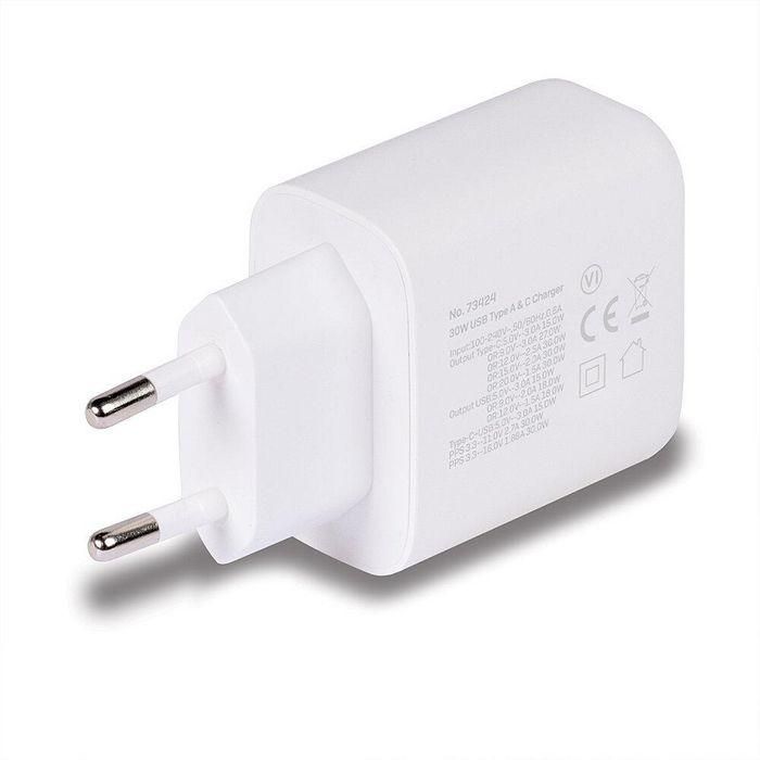 Cargador de Coche LINDY 73424 Blanco 18 W 30 W 1 Cargador de Coche LINDY 73424 Blanco 18 W 30 W 1