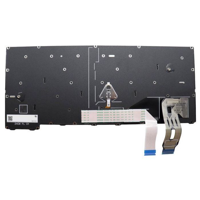 Lenovo NB_KYB CS24 FL TOP Teclado para Portátiles Lenovo, Layout Negro-Azul, Ultraligero 0.2 kg, Diseño Compacto y Eficiente