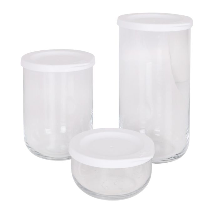 Lav Set 3 Botes con Tapa - 380 cc, 1L y 1.4L - Colección Duo (6 Cajas) 10 Lav Set 3 Botes con Tapa - 380 cc, 1L y 1.4L - Colección Duo (6 Cajas) 10