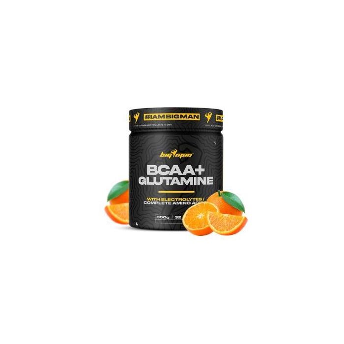 BIGMAN BCAA Glutamina + Electrolitos 300g Naranja