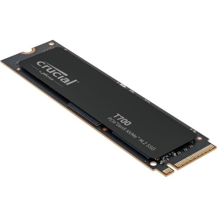 Crucial T700 - SSD interno - 4 TB - PCI Express 5.0 (NVMe) 1 Crucial T700 - SSD interno - 4 TB - PCI Express 5.0 (NVMe) 1