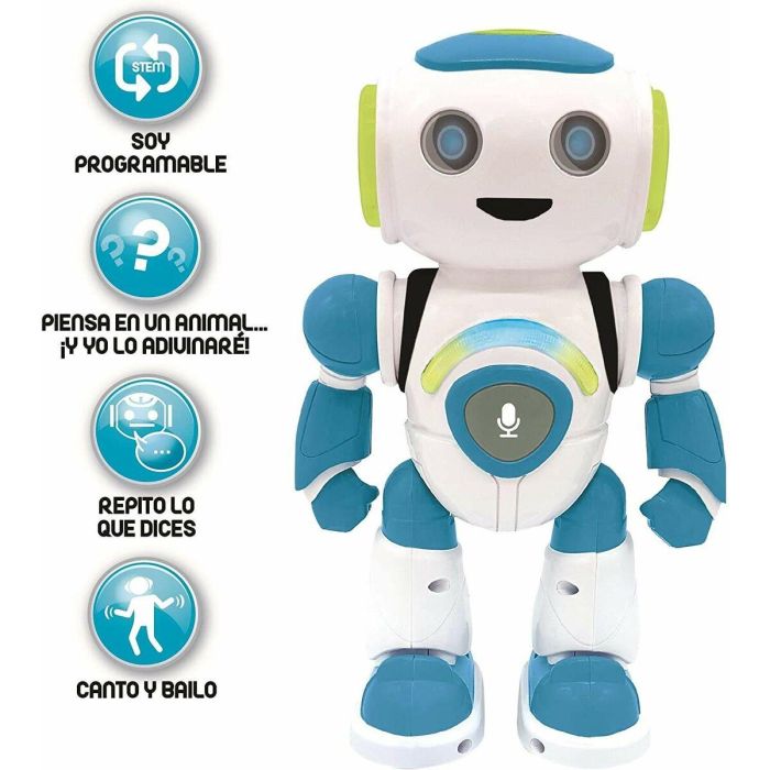 Lexibook Powerman JR. Robot Interactivo Programable con Quiz y Juegos: Habla, Baila, Música, Luces, Sonidos (3-4 años) 1 Lexibook Powerman JR. Robot Interactivo Programable con Quiz y Juegos: Habla, Baila, Música, Luces, Sonidos (3-4 años) 1