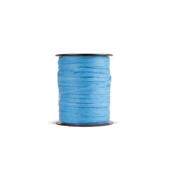 Rafia Cinta De 3,5 Mm Rollo De 100 M Azul Claro
