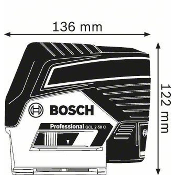Bosch Professional GCL 2-50 C RM2 Láser Combinado Punto y Línea Bluetooth Control Remoto, 50m Alcance, Dual Power 12V/AA, L-Boxx Ready 23 Bosch Professional GCL 2-50 C RM2 Láser Combinado Punto y Línea Bluetooth Control Remoto, 50m Alcance, Dual Power 12V/AA, L-Boxx Ready 23