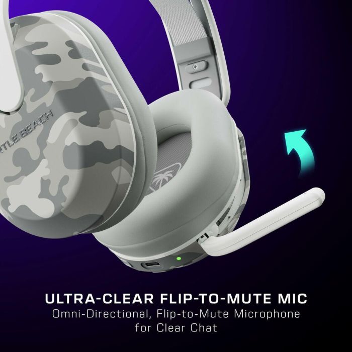 Turtle Beach TBS-2103-95 Auriculares inalámbricos para juegos Stealth 500 XB Camuflaje Ártico 7
