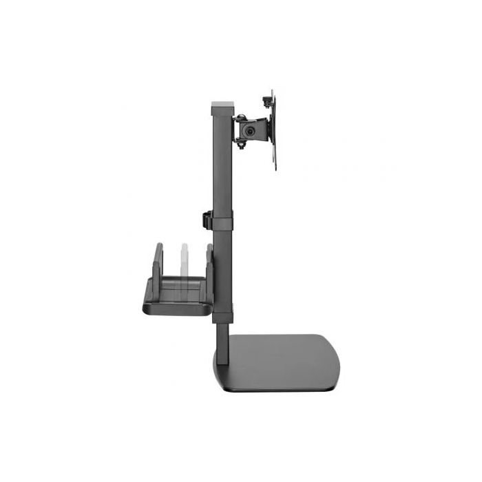 AISENS - SOPORTE DE MESA ECO GIRATORIO E INCLINABLE PARA MONITOR/TV Y MINI PC 8KG DE 17-32, NEGRO 2