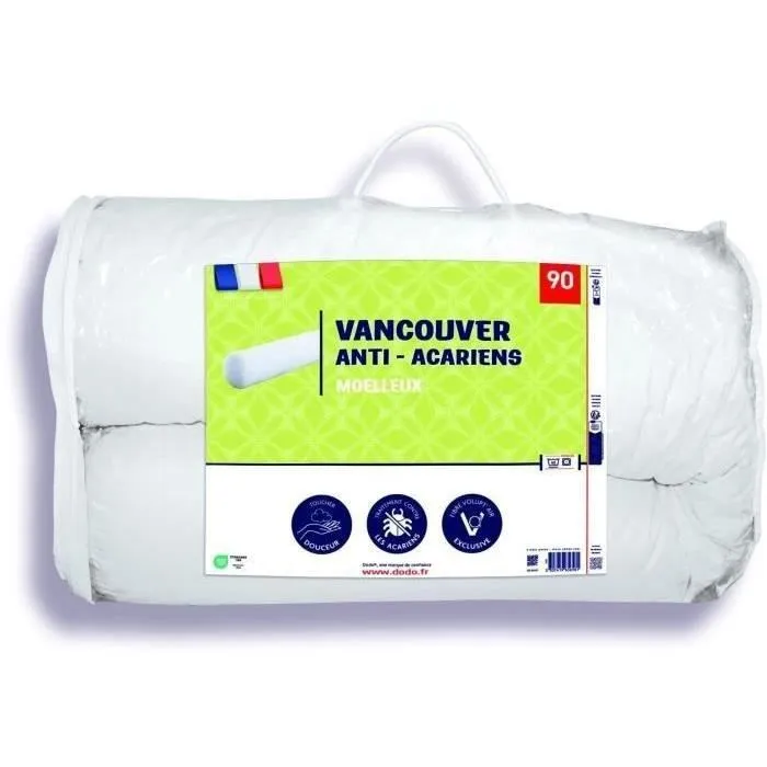 DODO Cojín VANCOUVER 90 cm Antiácaros 100% Poliéster DOD3307419656581 4 DODO Cojín VANCOUVER 90 cm Antiácaros 100% Poliéster DOD3307419656581 4