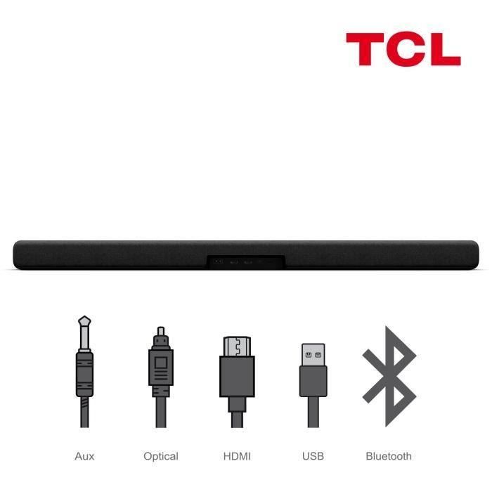 TCL TS8212 - Barra de sonido 2.1.2 - Subwoofer inalámbrico - Dolby Atmos - HDMI eARC - Bluetooth - 300W 2 TCL TS8212 - Barra de sonido 2.1.2 - Subwoofer inalámbrico - Dolby Atmos - HDMI eARC - Bluetooth - 300W 2