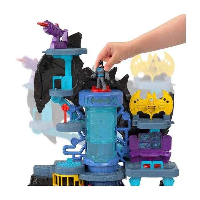 Batcueva de batman con sonidos y figura de batman se ilumina imaginext 14 Batcueva de batman con sonidos y figura de batman se ilumina imaginext 14