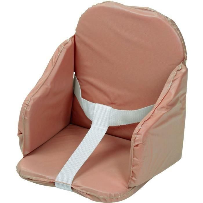 Cojín de silla - TINEO - Correas - 27 x 26 x 33 cm - Azúcar moreno