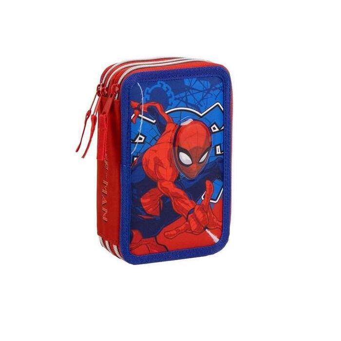 Plumier con accesorios giotto spiderman 12.5 x 6.5 x 19.5 cm Plumier con accesorios giotto spiderman 12.5 x 6.5 x 19.5 cm