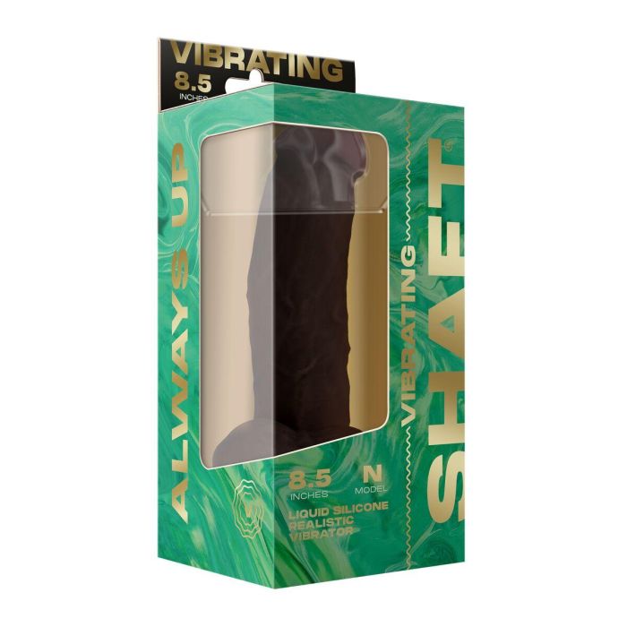 Vibrador realista Shaft N 8.5 - MAHOGANY 1