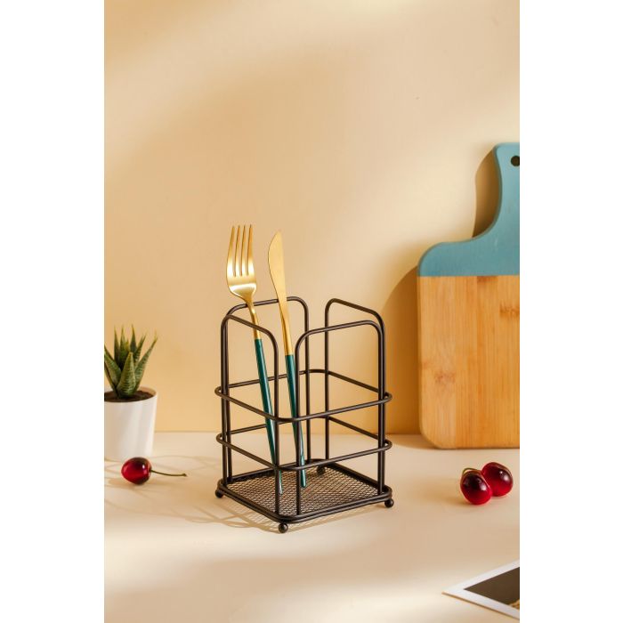 Inde Bote Utensilios Metal Basic Confortime 11,5 cm ancho x 16 cm alto x 11,5 cm largo 2