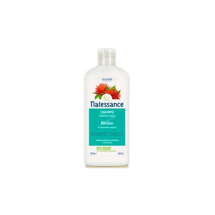 NATESSANCE Champú Ricino Reparador-Fortificante Cabello Flexible y Vital 250ml