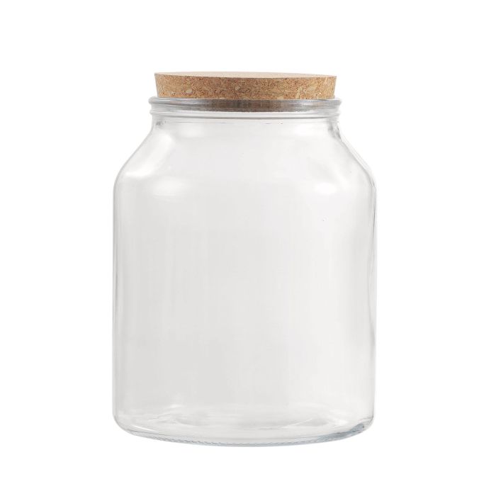 Tarro de vidrio con tapón de corcho 2900 ml - La Mediterranea (6 Unidades) 7 Tarro de vidrio con tapón de corcho 2900 ml - La Mediterranea (6 Unidades) 7