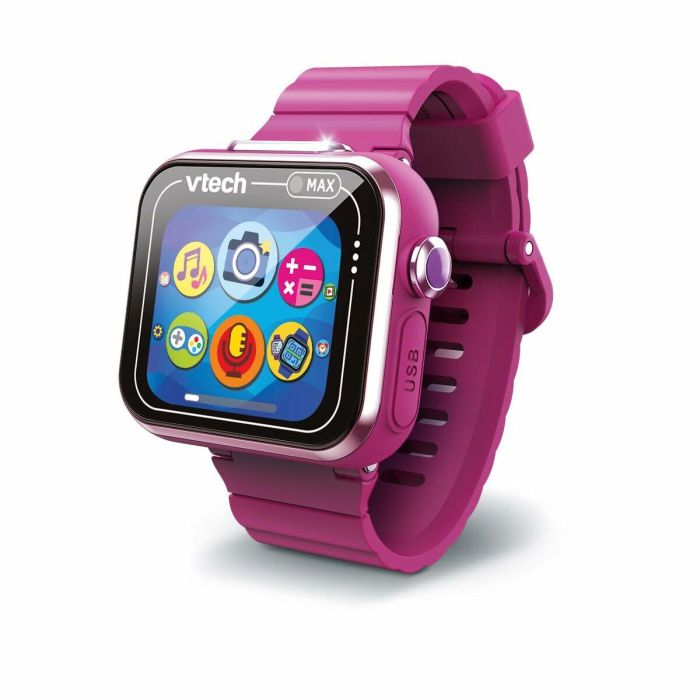 Reloj interactivo kidizoom smartwatch max color frambuesa. pantalla tactil.fotos,selfies,videos,grabadora,juegos.. 256 mb. 6