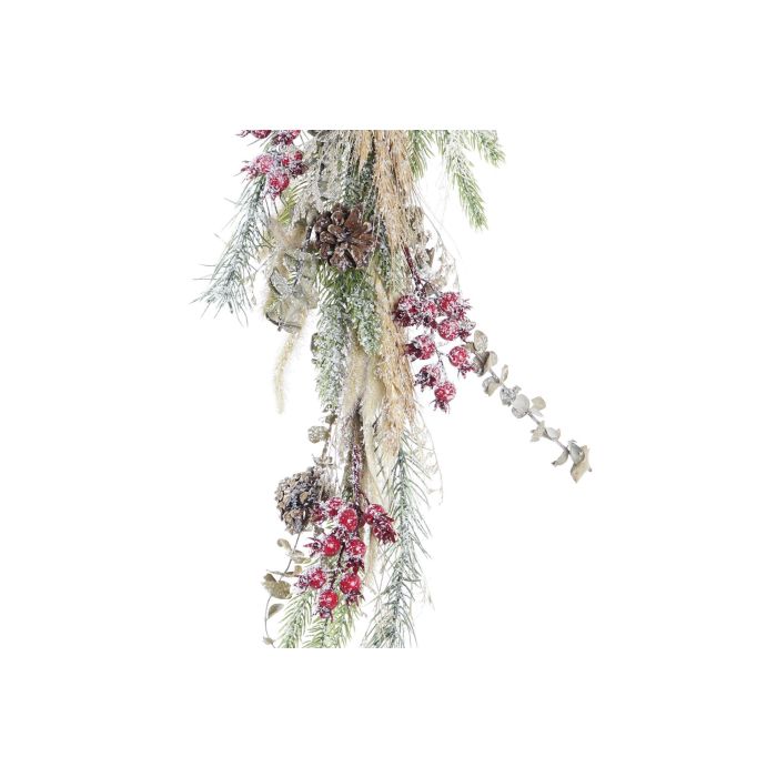 DKD Home Decor Ramo de Navidad Alpina Flor Seca Colgante Verde 96 cm Alto x 21 cm Ancho x 9 cm Largo (6 Unidades) 2