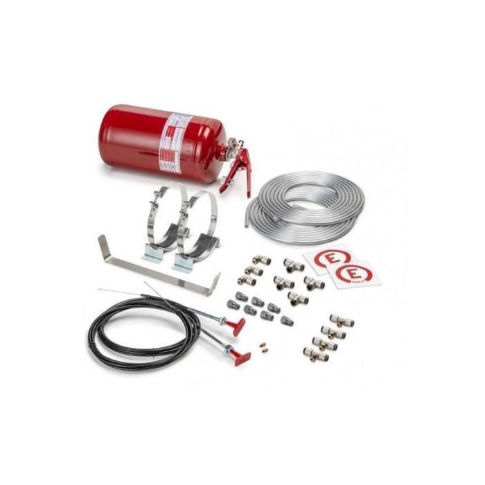 Sparco S014772MSL Extintor Mecánico de Acero 4.25L con Espuma AFFF Certificado por la FIA