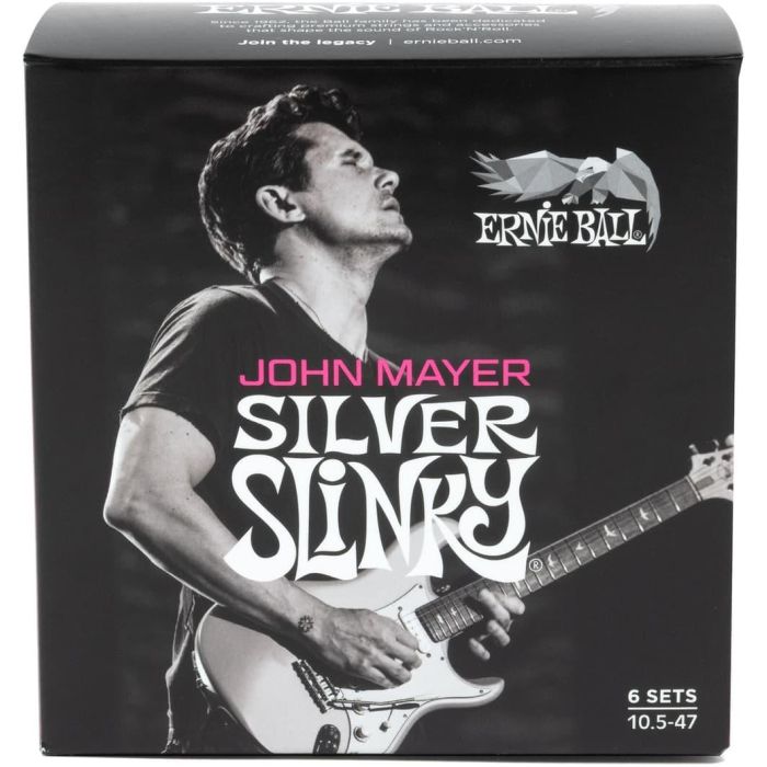 Juego Eléctrica Slinky Silver John Mayer Signature 10,5-47 - Pack 6 3