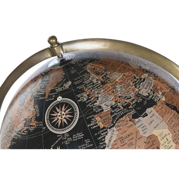 Globo Terraqueo Vintage DKD Home Decor Marron 45 x 123 x 45 cm 3