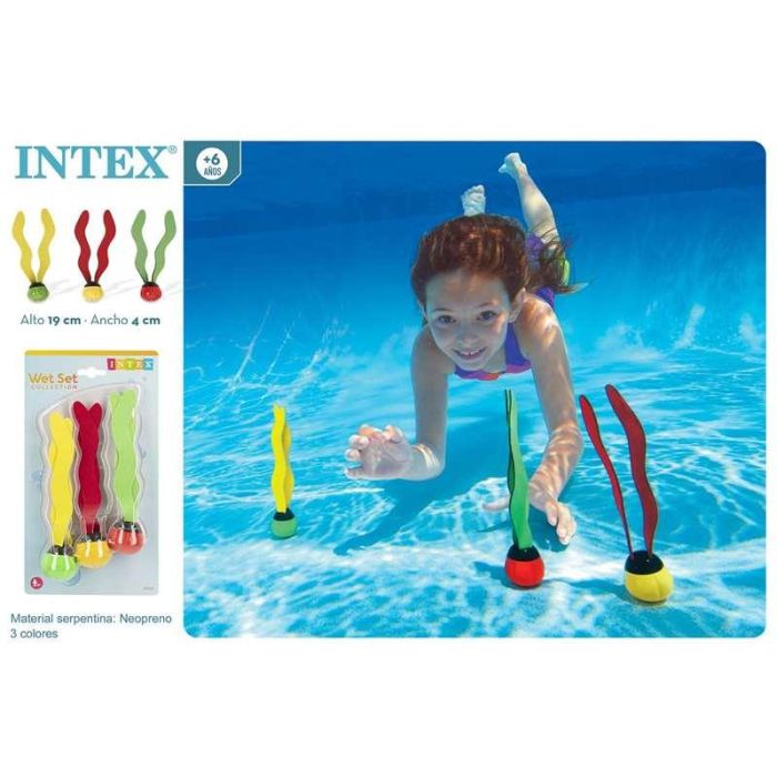 Intex Juegos Acuatico Fun Algas Blister 3 Piezas 2