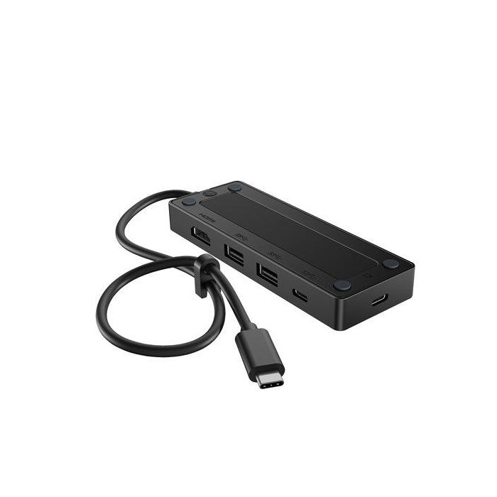 HP Hub G3 USB Tipo C, Duplicador de Puerto con Conectividad Ampliada, 2x USB 3.2 Gen 2, 1x USB-C, 1x HDMI 3