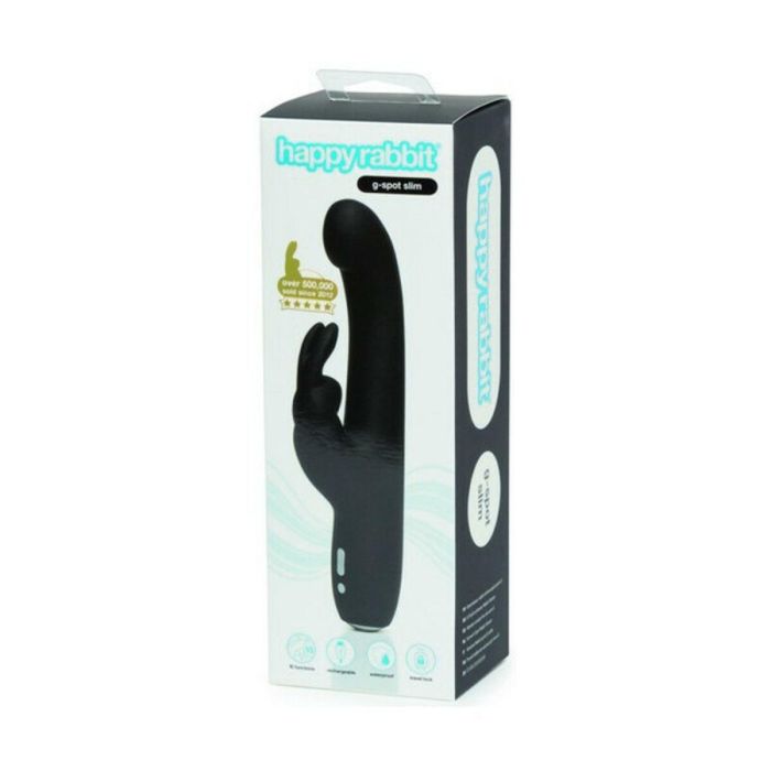 Vibrador conejito Happy Rabbit G-Spot Negro 9