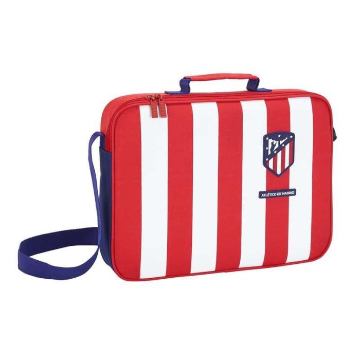 Cartera Escolar Atlético Madrid Rojo Azul Blanco (38 x 28 x 6 cm)