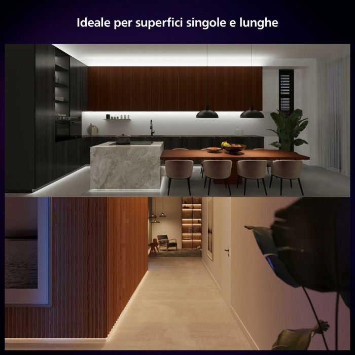 Philips Hue PHI1724257552077 Tira de Luz LED Inteligente Lightstrip Solo 3m Blanco con LED Integrado 4