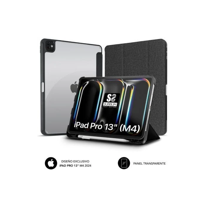 SUBBLIM funda de tablet Clear Shock Case Ipad Pro 12,9 2024