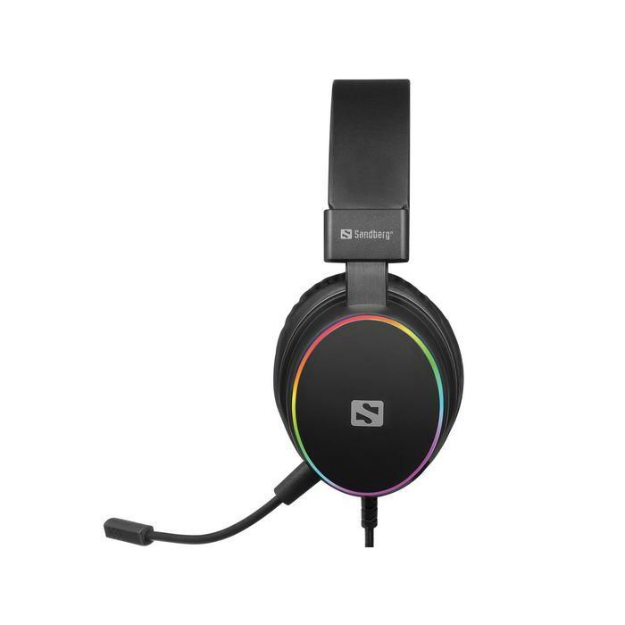 Sandberg HeroBlaster Auriculares Gaming USB de Diadema Supraaurales con Aislamiento de Sonido, Cómodos para Largas Sesiones 5