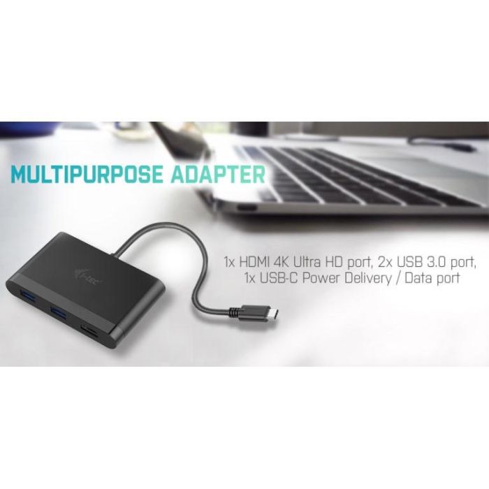 Adaptador USB i-Tec C31DTPDHDMI Negro 5