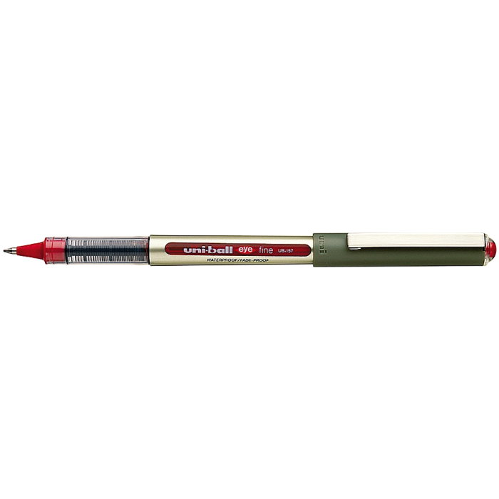 Uni-Ball UB-157 Bolígrafo Rollerball Eye Fine 0.7 mm Rojo Caja 12 Ud 1