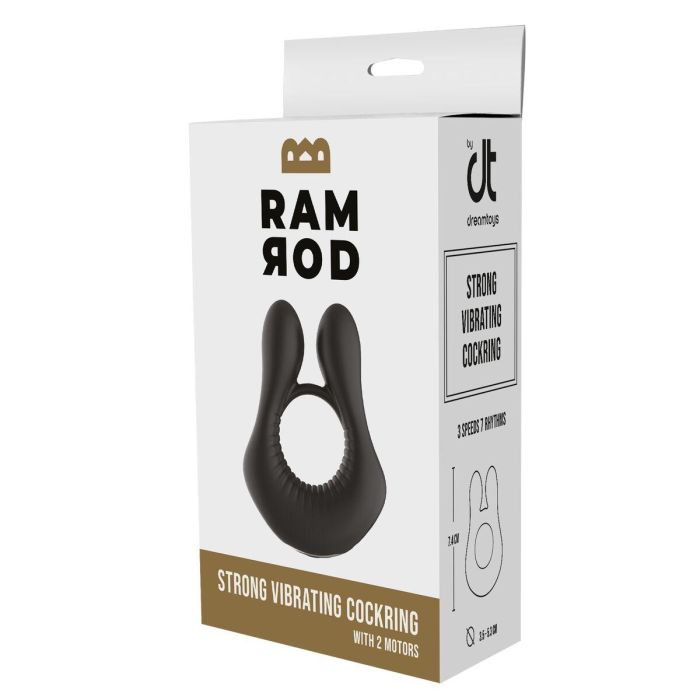 Anillo para el Pene Dream Toys Ramrod Negro 1 Anillo para el Pene Dream Toys Ramrod Negro 1