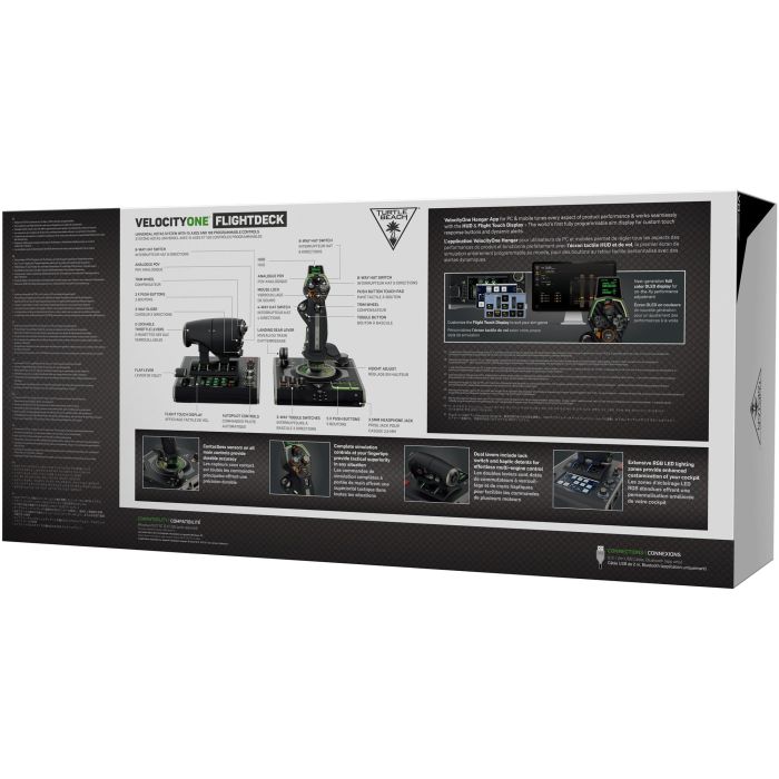 Turtle Beach TUR0731855007240 VelocityOne™ Flightdeck Sistema de simulación premium HOTAS para PC Windows 10 y 11 2