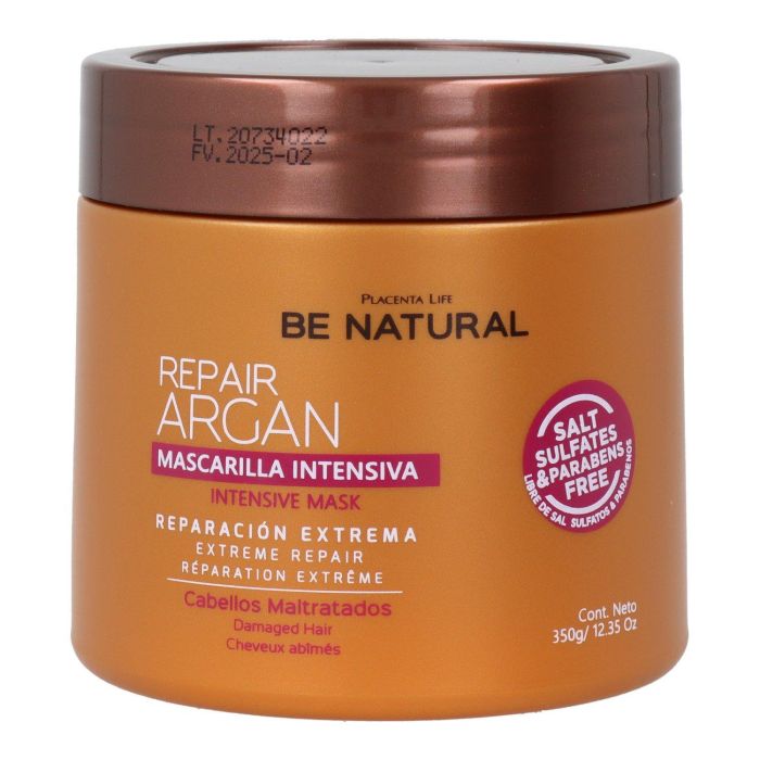 Placenta Mascarilla Nutri Repair Argan 350 gr - Fortalece y reduce encrespamiento Placenta Mascarilla Nutri Repair Argan 350 gr - Fortalece y reduce encrespamiento